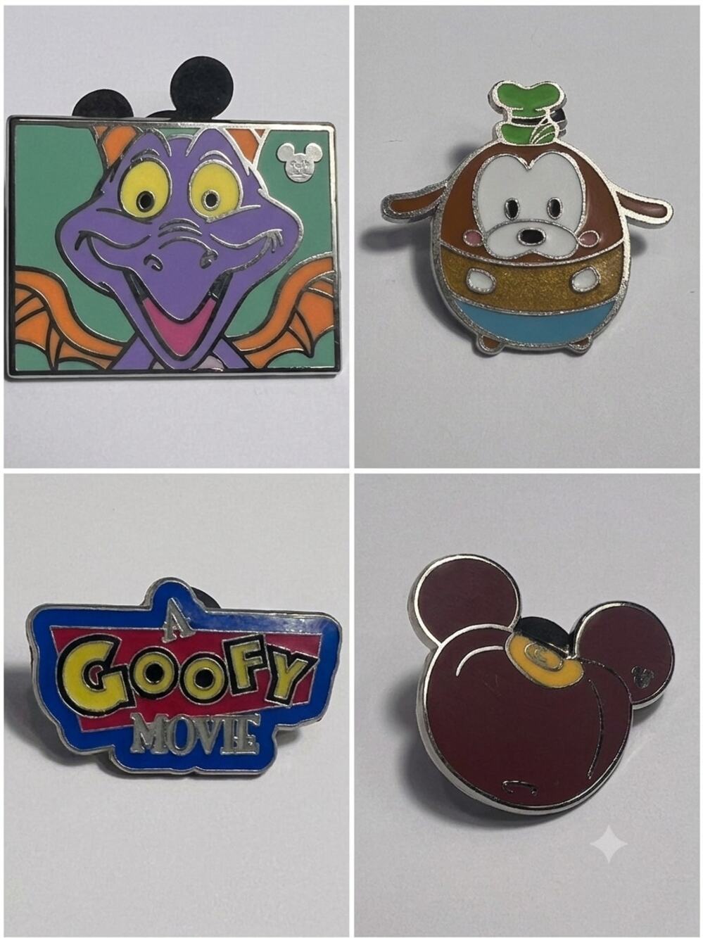 Official Disney Trading Pins - 4 Piece Collector & Trader Lot